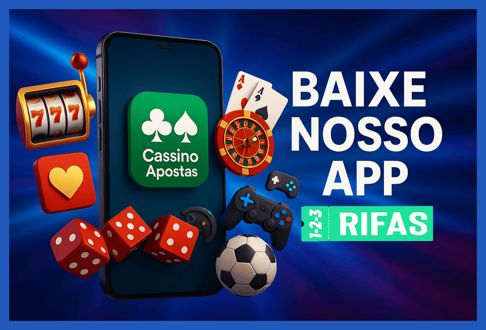 Baixar o 123RIFAS Cassino App