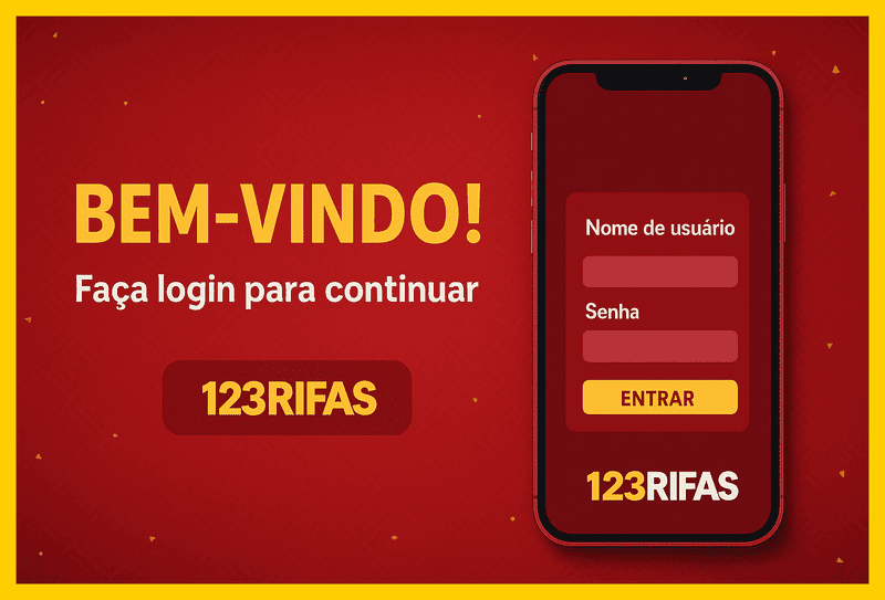 Não Perca tempo, o rRgistro na site 123RIFAS